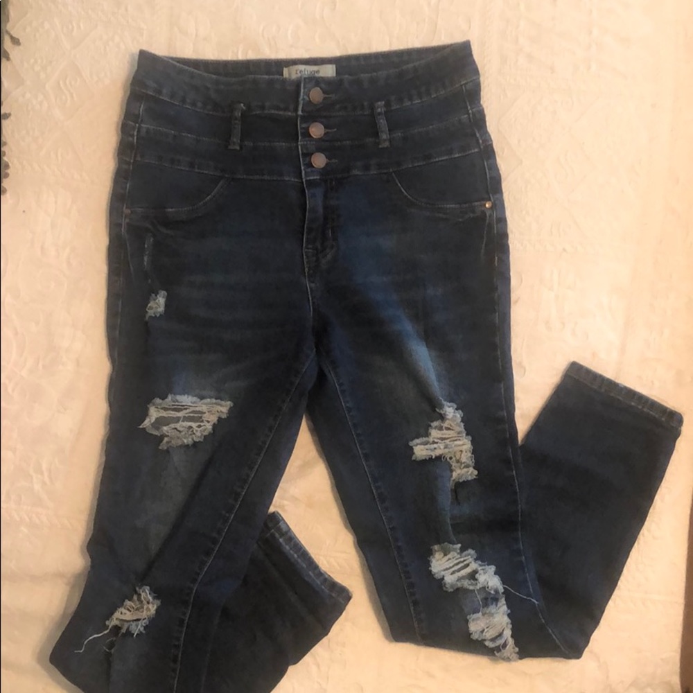 Refuge high rise skinny jeans